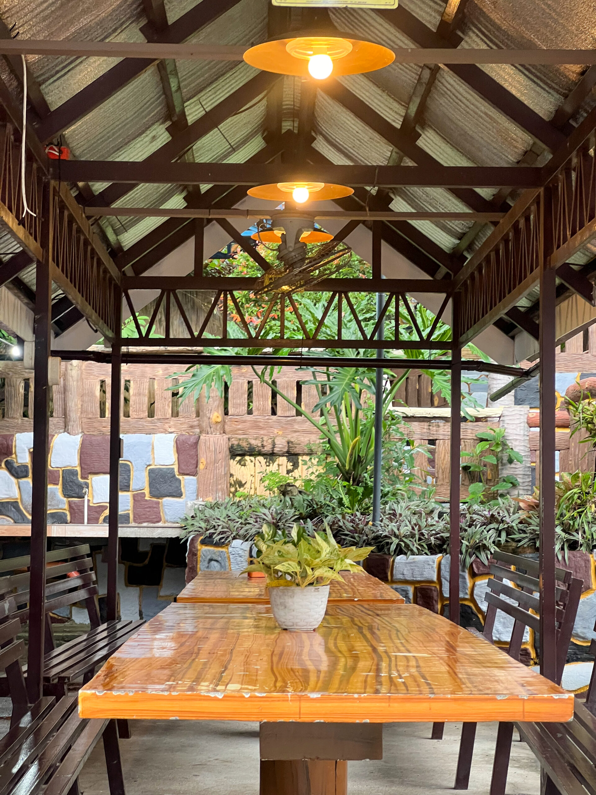 LONG TABLE BESIDE COZY BAMBOO